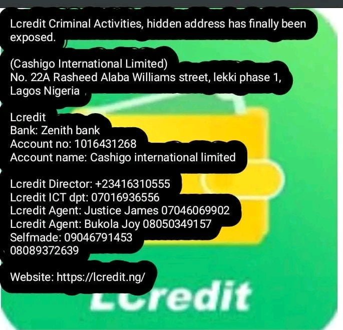 From Instant Cash to Loan Shark: The Dark Rise of Lcredit in Nigeria's Loan App Jungle